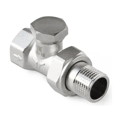 Прямой запорно-регулируемый клапан PRO AQUA 1/2 LVS-m15-f15x