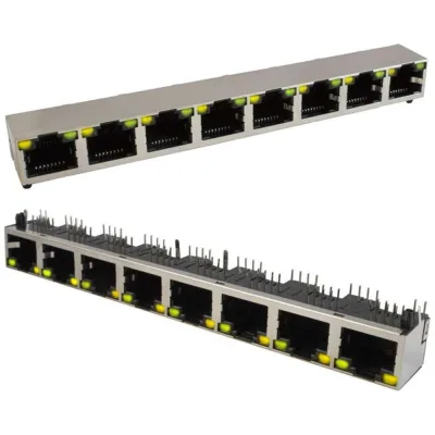 Разъём RJ RUICHI TJ9-10P8-08 LED 114429