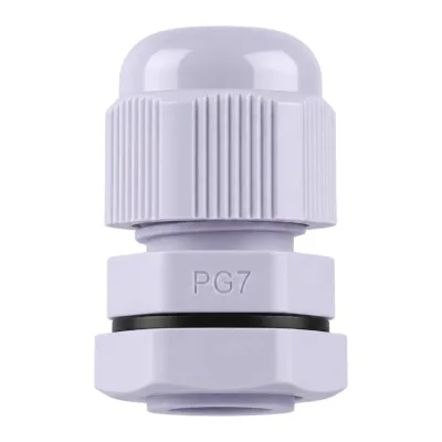 Сальник pg7 диаметр проводника 3-6,5 мм ip54 серый (diy упаковка 3 шт) STEKKER 49374