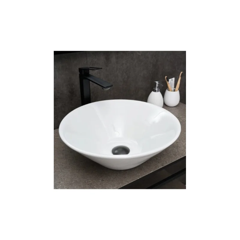 Раковина накладная Gid N9102 белая 42x42x15 51210