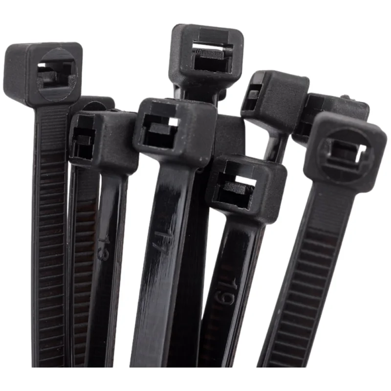 Нейлоновый хомут General Lighting Systems GNC-48-150-B 4.8x150 мм, черный, с напылением, 100 шт. 475333