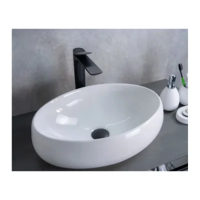 Раковина накладная Gid N9030b белая 48x34x15 51115