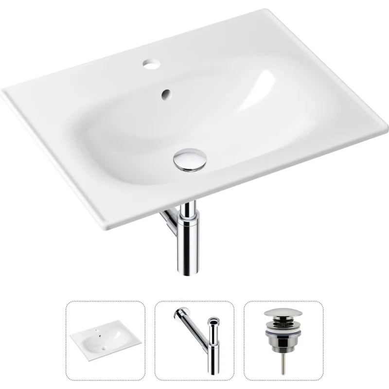 Врезная раковина для ванной, комплект 3 в 1 Lavinia Boho Bathroom Sink 21520468