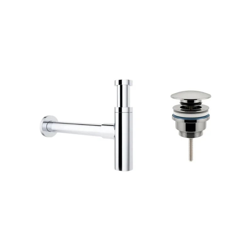 Сифон для раковины с донным клапаном Wellsee Drainage Systemв наборе 2 в 1 182119003