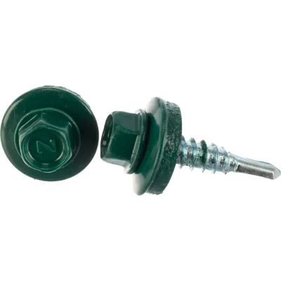 Саморез кровельный Госкреп 4,8х70 RAL 6005 (зеленый мох) 25 шт.,-пл.конт 280 мл (тк=20) 2-0021863