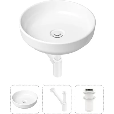 Накладная раковина для ванной Lavinia Boho Bathroom Sink Slim в комплекте 3 в 1 21520175