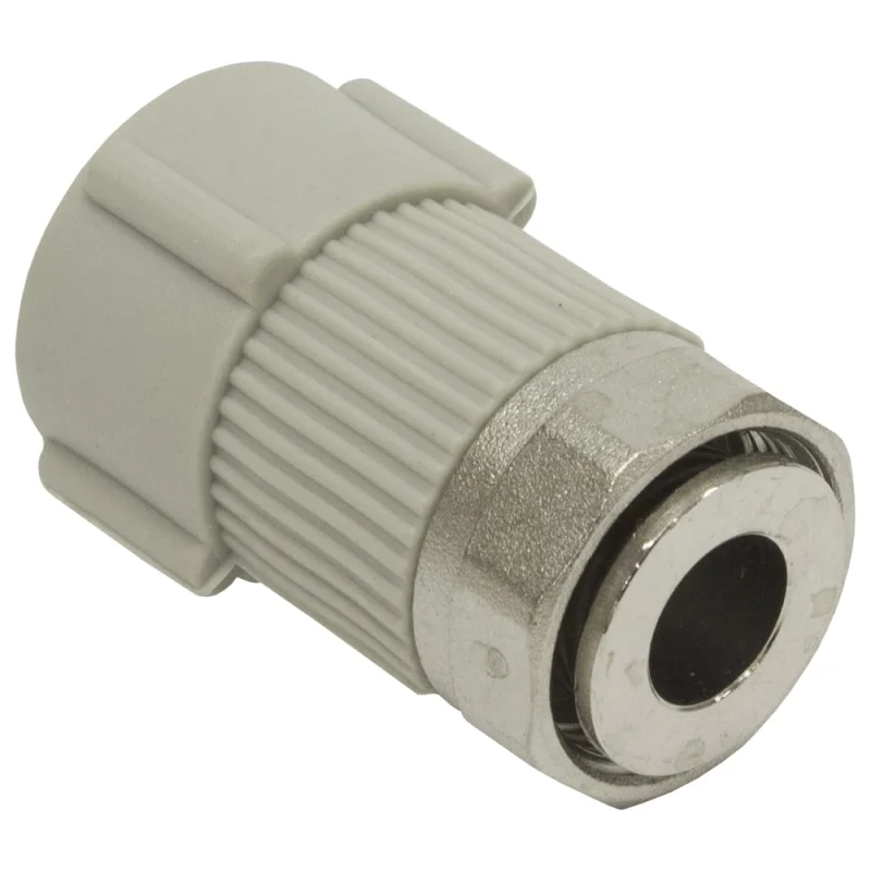 Муфта с накидной гайкой TEBO PPR 20x1/2 серый 031021001
