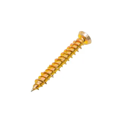 Шуруп по бетону STEELREX шлиц Torx, жёлтый цинк, 7,5x52 мм, 40 шт. 0137075052B400004032