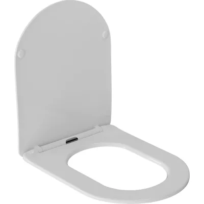 Сиденье для унитаза WAVE MERIDIAN дюропласт, микролифт, белый глянец 551758