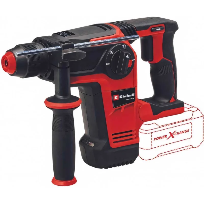 Перфоратор аккумуляторный Einhell PXC TP-HD 18/26 Li BL, 1x18В, SDS+, 2.6Дж, 26мм, 3 режима, кейс, без АКК и ЗУ 4514265