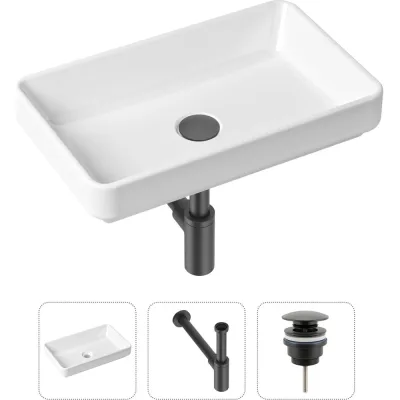Накладная раковина для ванной Lavinia Boho Bathroom Sink Slim в комплекте 3 в 1 21520116