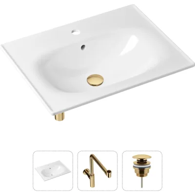 Врезная раковина для ванной Lavinia Boho Bathroom Sink в комплекте 3 в 1 21520482