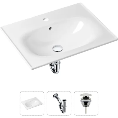 Врезная раковина для ванной Lavinia Boho Bathroom Sink в комплекте 3 в 1 21520434