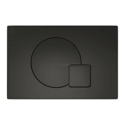 Клавиша смыва Teymi Ellie, двойной смыв, черный матовый T70023BM ЦБ-00268265