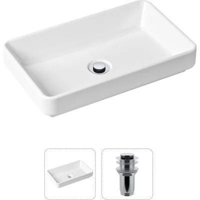 Накладная раковина для ванной Lavinia Boho Bathroom Sink Slim в комплекте 2 в 1 21520808