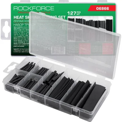 Трубки термоусадочные Rockforce набор 127 предметов RF-06866(62181)