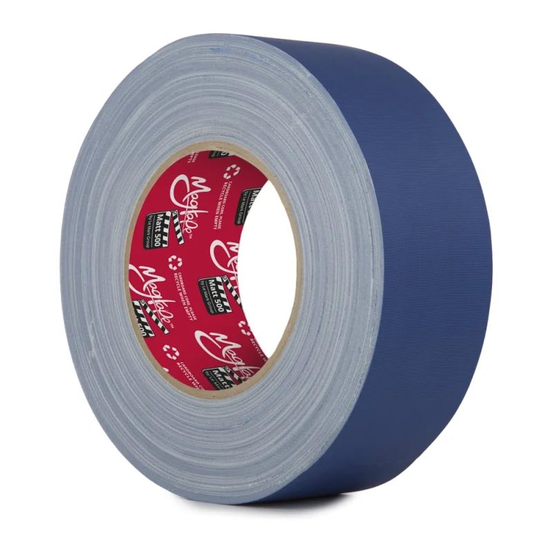 Клейкая лента Matt 500 - Гаффа тейп Magtape 50 мм х 50 м синяя CT50050B
