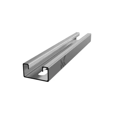 Страт-профиль CABLIDERTRAYS (траверса) с зубчатой накаткой оцинкованный СП-41х21-2,0-500