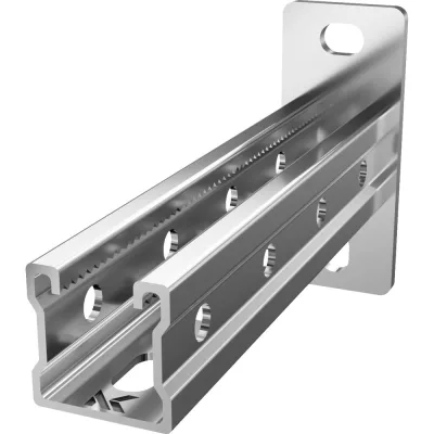 Настенный кронштейн усиленный CABLIDERTRAYS Strut (41х41х2,5) основание (120х50х6) 600мм НКУС1(вн)-600