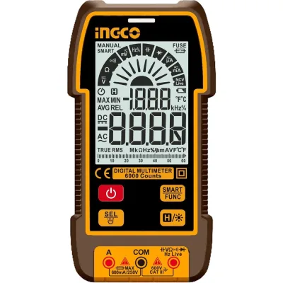Мультиметр цифровой INGCO 600 В DM16004
