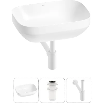 Набор Wellsee 3 в 1 Air Gap S накладная раковина 50x35 см 20212412R