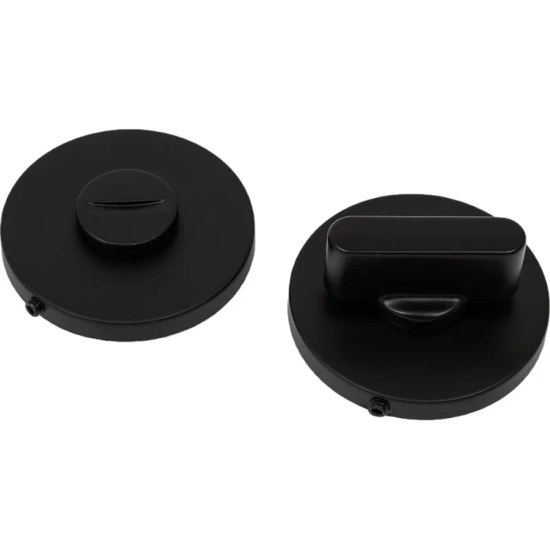 Завертка к ручкам PUERTO серия SLIM, черный INBK AL 06 slim B