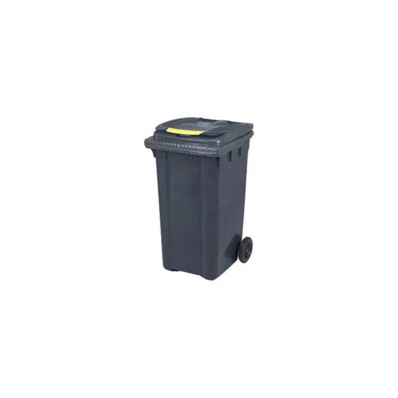 Контейнер Razak plast пластик, серый, R, 240 л., без логотипа, с крышкой, серая, на колёсах 1828838668006
