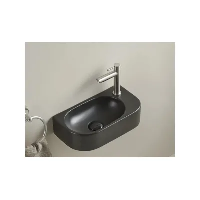 Раковина Gid Bm9274L подвесная черная матовая 40x21.5x12 62204L