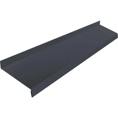 Комплект отливов простых Grand Line 70 0,45 PE-f RAL 7024 1,25м (5шт) 791890