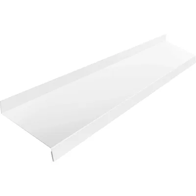 Комплект отливов простых Grand Line 70 0,45 PE-f RAL 9003 1,25м (3шт) 791969