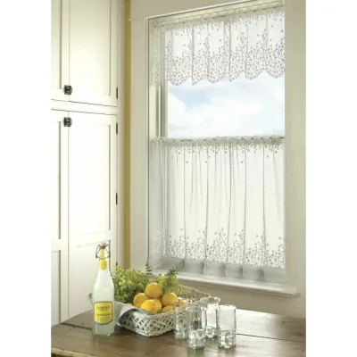 Карниз LM DECOR кафе kf103 60-80 см, рифленый шар, сатин KF103060080SN