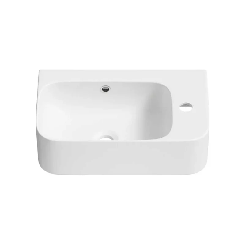 Настенная или накладная раковина Lavinia Boho Bathroom Sink, рукомойник 45х27 см, с отверстием 33311061