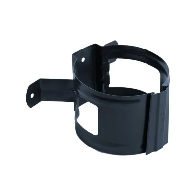 Круглый держатель трубы NIKA RAL 7024 серый, дерево В0000020428