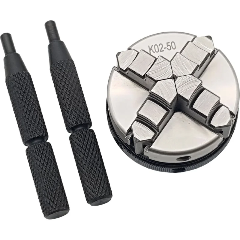 Патрон токарный 4-х кулачковый ТЕХНОРЕАЛ К02-50, 50 мм М14х1 МА310010509