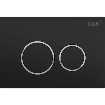 Клавиша смыва DQ Bayern арт.инсталл DI8050127, черный DB1529025