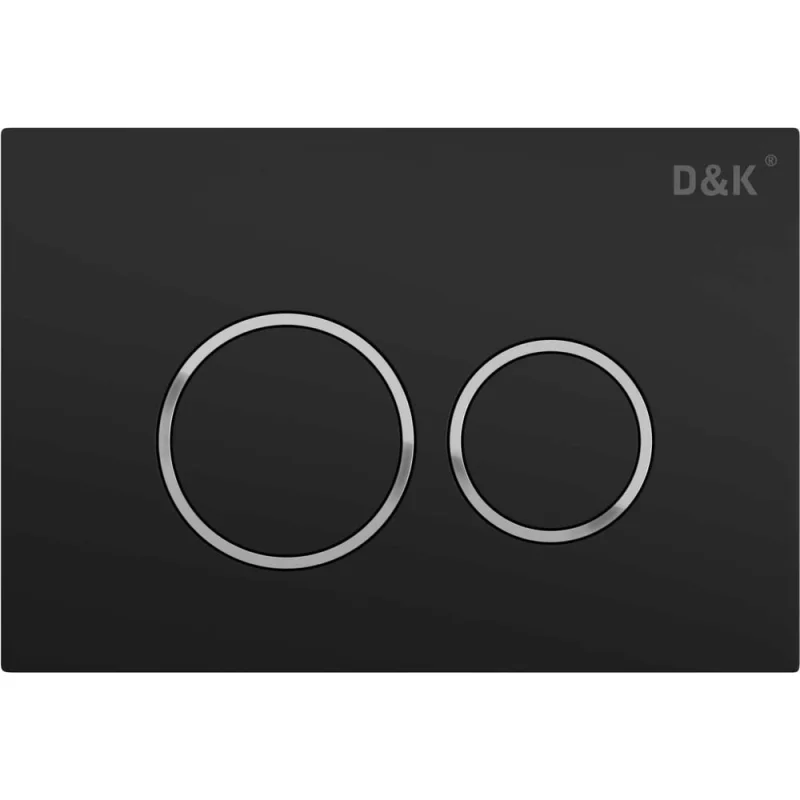 Клавиша смыва DQ Bayern арт.инсталл DI8050127, черный DB1529025