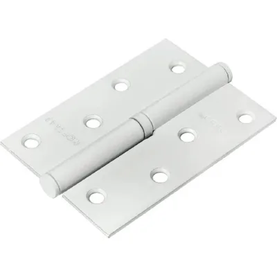 Петля стальная MORELLI (Морелли) MSND 100X70X2.5 W L, с подшипником, левая, цвет - белый 9015141