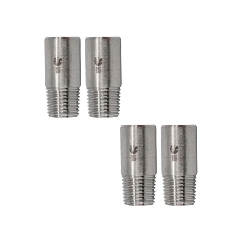 Ниппель приварной NEWKEY нержавеющий, AISI316 DN 8 (1/4), (CF8M), PN16, набор 4 шт NAB4-NK-NE8/6