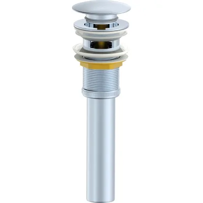 Донный клапан для раковины с переливом Wonzon &amp; Woghand хром WW-88SS03-CR