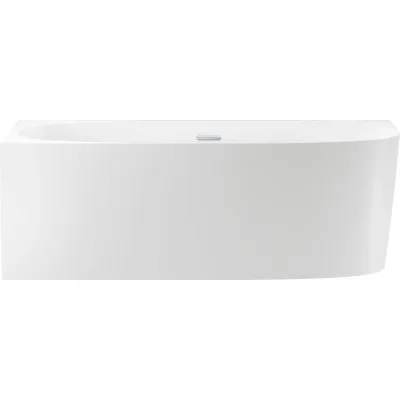 Ванна акриловая пристенная Wellsee Belle Spa 2.0, 170×75 см, глянцевый белый 235804000