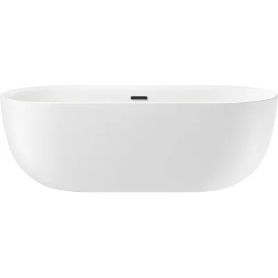 Отдельностоящая акриловая ванна Wellsee Chic Riviera 170x76 см в наборе 4 в 1 236802003
