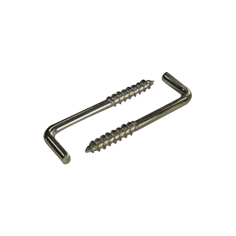 Шуруп-крючок ЦКИ Г-образный, 4.1x40 цинк, 100 шт. 27832