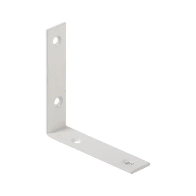 Уголок VORMANN 80х80х18х2 мм, оцинкованный, цвет: белый 00180 080 W