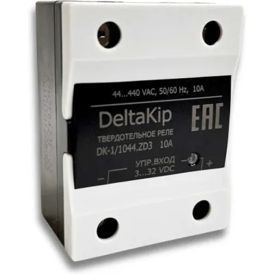 Общепромышленное однофазное твердотельное реле DELTAKIP DK1-1044.ZD3, 10А, 3...32VDC DK-F0000001