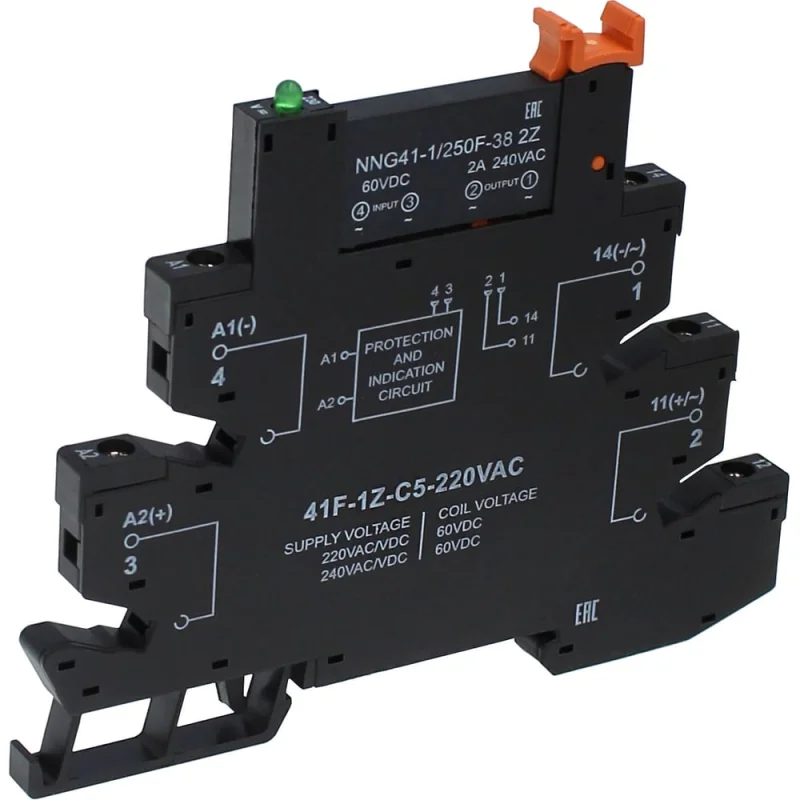 Интерфейсное твердотельное реле NNC NNG41-1/250F-38 1Z, 20 шт 26264