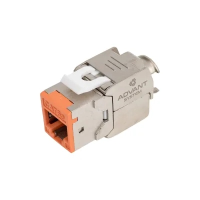 Экранированный модуль Advant Keystone 180 категории 5e с цветной вставкой, ADV5e-FKD8O