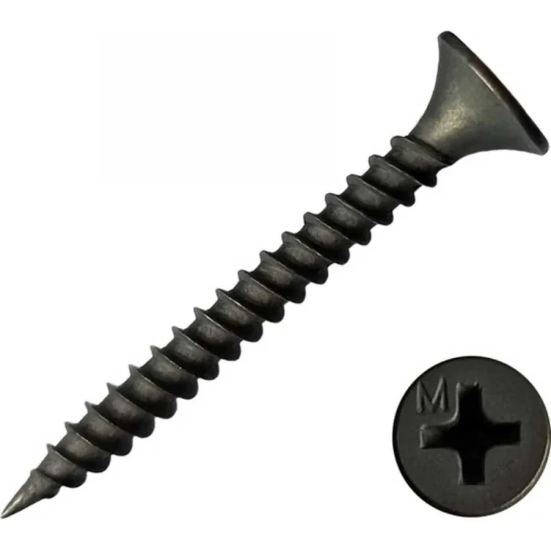 Саморез по г/к BlackWeld _4,2x76 ЧАСТ. рез., фосф. (2000) 144636