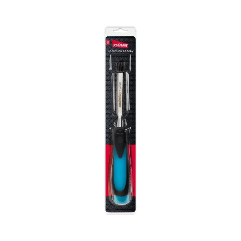 Долото по дереву Smartbuy 12 мм, прорезиненная ударная рукоятка, smartby tools SBT-CH-12p1
