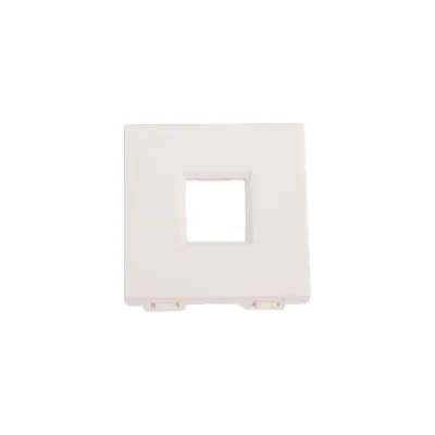 Лицевая плата Systeme Electric W45 2мод 1xKeystone RAL9010 RIN-144-BE