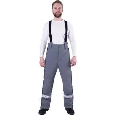 Брюки Iform ХАЙ-ТЕК SAFETY зимние, серый-черный (112-116, 194-200), шт, Брю 217/112/194